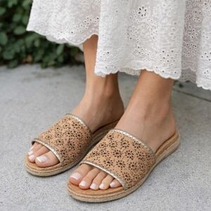 Jack Rogers RO Espadrilles Cork Slide Sandals